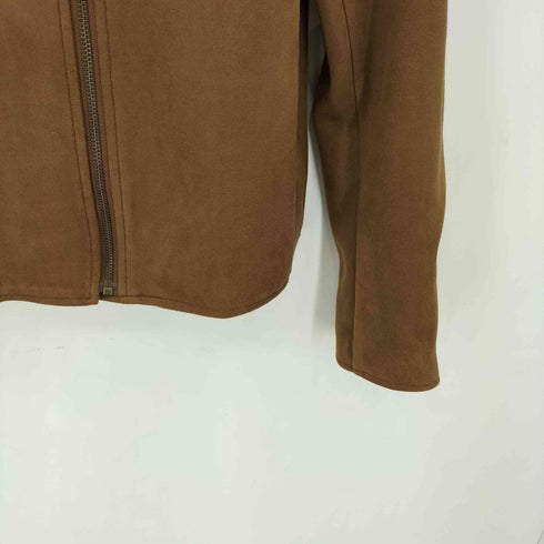 アデイインザライフユナイテッドアローズ A day in the life UNITED ARROWS スウェード ノーカラーライダースジャケット レディース 38