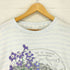 KIWI USA製 袖裾シングル ボーダー柄クルーネックTシャツ メンズ XL