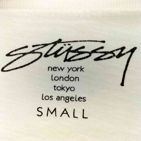 ステューシー Stussy ロゴプリント クロップド Tシャツ レディース import:S