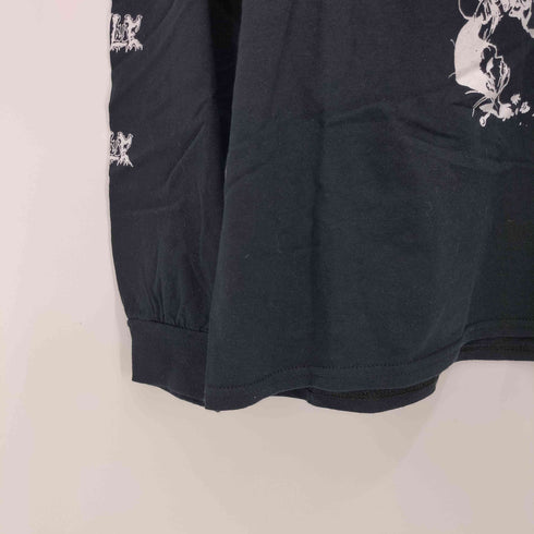 THE TERMINAL DERANGEMENT デモ アートワーク プリント L/S クルーネックTシャツ メンズ import:L