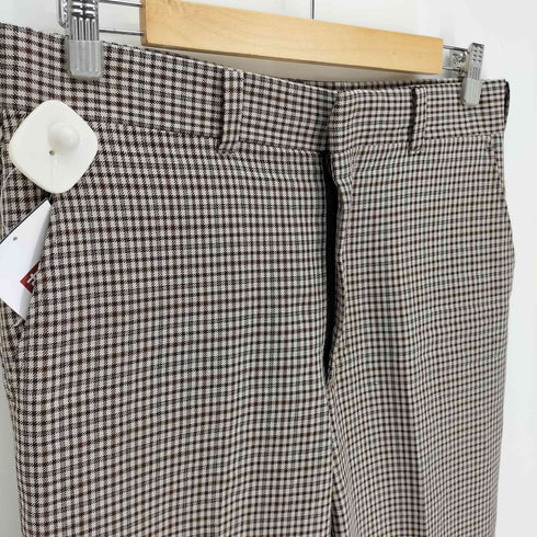 Richman BROTHERS 70S TALON ホック SCOVILL ジップ チェック柄 フレア パンツ メンズ