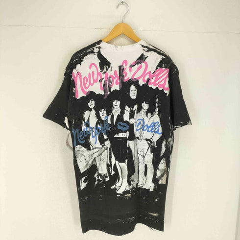 オーバープリントバンドTシャツ メンズ