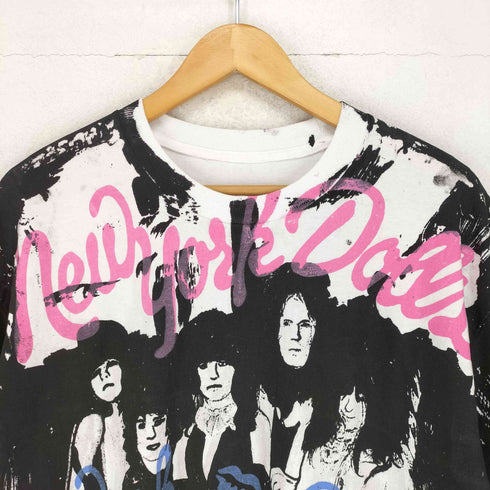 オーバープリントバンドTシャツ メンズ