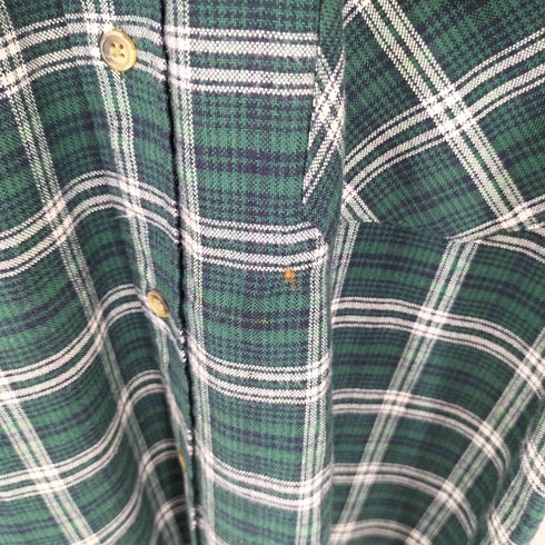 ノースウエストテリトリー NORTHWEST TERRITORY 90s フラップポケット チェックシャツ メンズ import:M