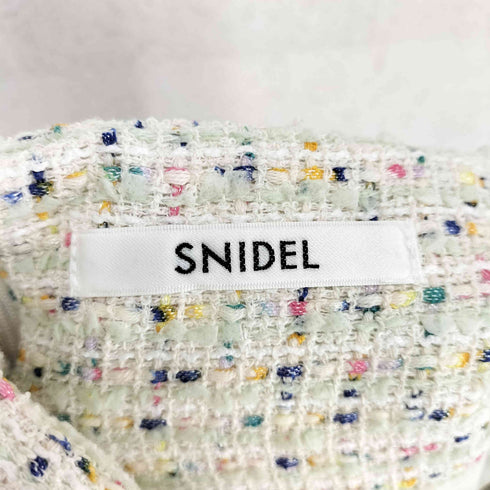 スナイデル snidel 24SS ツイードミニフレアースカート レディース 0