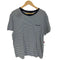 ポロバイラルフローレン Polo by RALPH LAUREN 90S ペルー製 CUSTOM FIT スタンプ プリント ボーダー S/S Tシャツ メンズ import:L