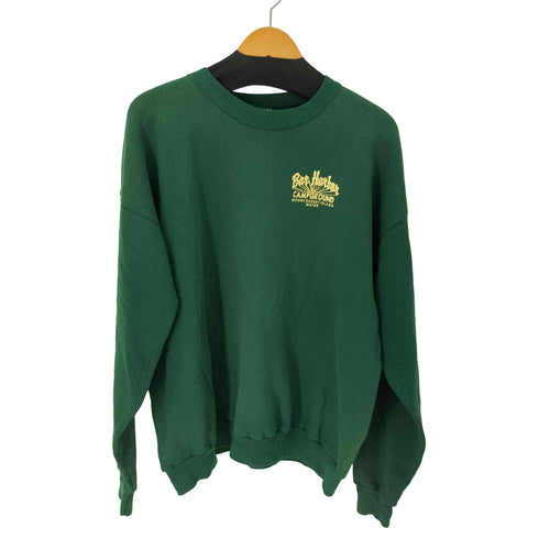 ヘインズ Hanes 90s Bar Harbor Campground ラバープリントスウェット メンズ JPN:XXL
