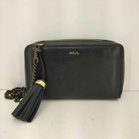 ローレンラルフローレン LAUREN RALPH LAUREN レザー ショルダーウォレット レディース