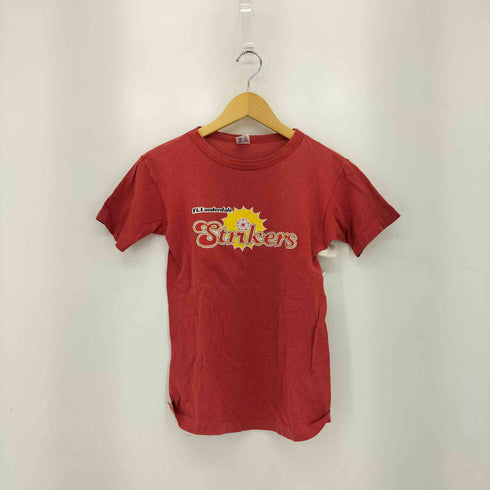 チャンピオン Champion 80s トリコタグ USA製 シングルステッチ スポーツロゴデザイン Tシャツ レディース import:S