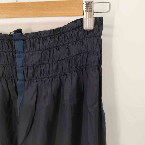 トリココムデギャルソン tricot COMME des GARCONS 素材切替サテンロングスカート レディース