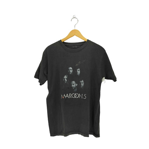 バンドプリント クルーネックTシャツ メンズ