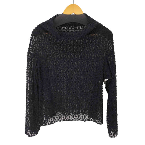 トリココムデギャルソン tricot COMME des GARCONS 編み込みメッシュプルオーバーニット レディース