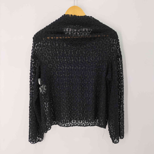 トリココムデギャルソン tricot COMME des GARCONS 編み込みメッシュプルオーバーニット レディース