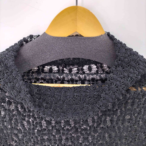 トリココムデギャルソン tricot COMME des GARCONS 編み込みメッシュプルオーバーニット レディース