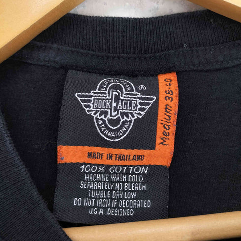 ROCK EAGLE 90s 袖裾シングル L/S TEE メンズ M