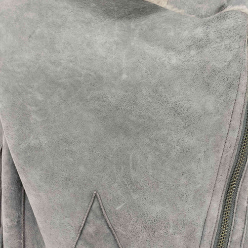 ヘルムートラング HELMUT LANG ラムレザー 羊革 ボア ライダース ムートンベスト レディース P