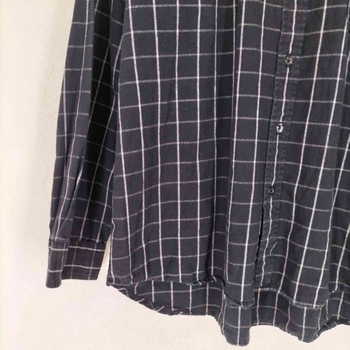 GEORGE チェック柄BDシャツ メンズ import:L