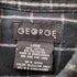 GEORGE チェック柄BDシャツ メンズ import:L