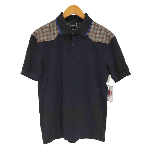 ラフシモンズ RAF SIMONS チェックポロシャツ メンズ 38