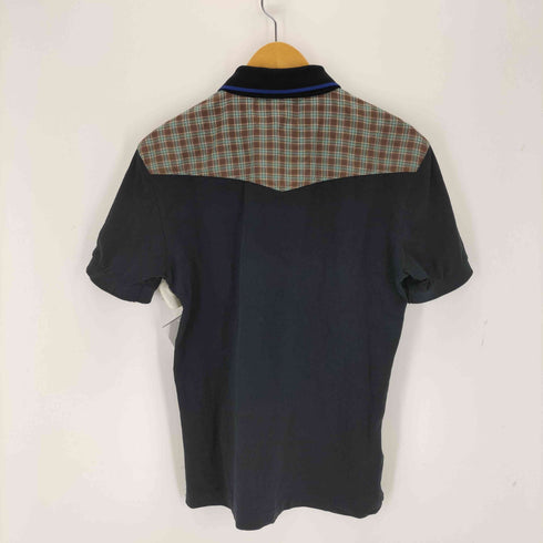 ラフシモンズ RAF SIMONS チェックポロシャツ メンズ 38
