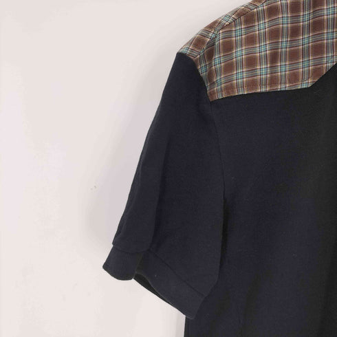ラフシモンズ RAF SIMONS チェックポロシャツ メンズ 38