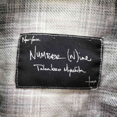 N NUMBER 07AW LOVE期 オンブレウエスタンシャツ メンズ JPN:3