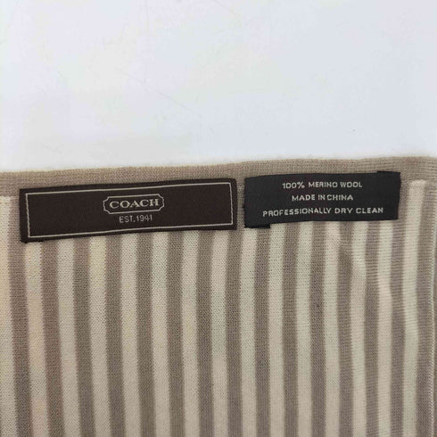 コーチ COACH シグネチャー メリノウール マフラー レディース