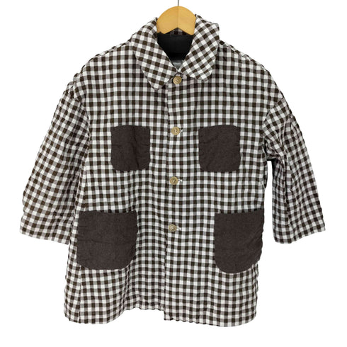 コムデギャルソンコムデギャルソン COMME des GARCONS COMME des GARCONS ギンガムチェック ウールポケットジャケット レディース M