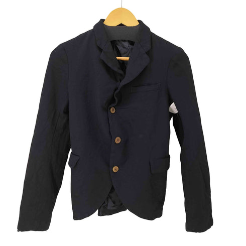 コムデギャルソンコムデギャルソン COMME des GARCONS COMME des GARCONS 4B ポリ縮絨 シングルテーラードジャケット レディース S