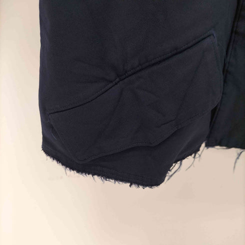 コムデギャルソンコムデギャルソン COMME des GARCONS COMME des GARCONS ポリ縮絨 カットオフジャケット レディース L