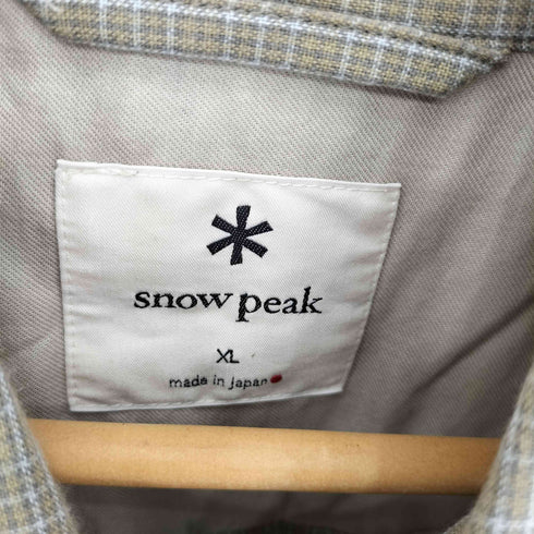 スノーピーク Snow Peak Niigata Made Check Shirtシャツ メンズ import:XL