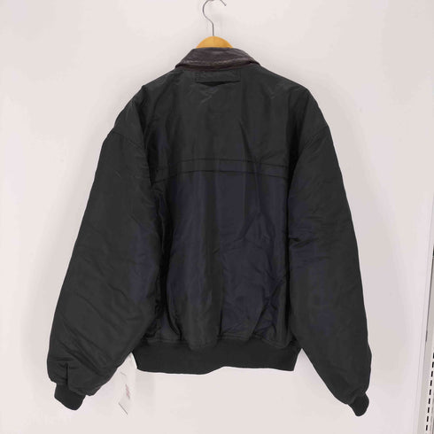 ノーティカ NAUTICA 90s 襟レザー 中綿スイングトップ メンズ JPN:XXL XXL