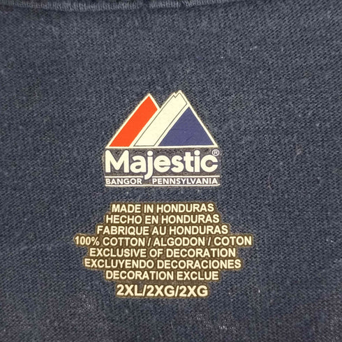 マジェスティック MAJESTIC 両面プリントクルーネックTシャツ メンズ 2XL