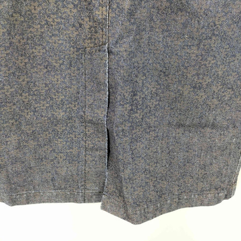 ローブドシャンブルコムデギャルソン robe de chambre COMME des GARCONS AD2001 2001SS 総柄 デニム ペンシル スカート レディース M