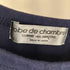 ローブドシャンブルコムデギャルソン robe de chambre COMME des GARCONS AD2002 2002SS 製品染め シアー ドッキング S/S クルーネック Tシャツ レディース