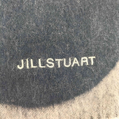 ジルスチュアート JILLSTUART さくらんぼ柄 ウール カシミヤ フリンジ マフラー レディース