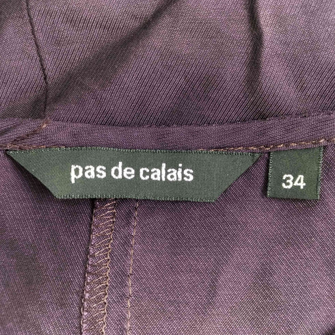 パドカレ pas de calais Cu/Moカルゼブラウス レディース 34