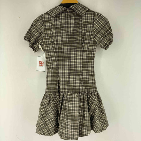 ダーリッチ Darich 25SS ビッグリボンバルーンチェックミニワンピース レディース ONE SIZE