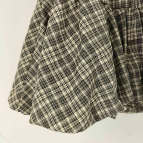 ダーリッチ Darich 25SS ビッグリボンバルーンチェックミニワンピース レディース ONE SIZE