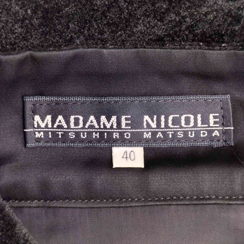 MADAME NICOLE ベロアチャイナワンピース レディース 40