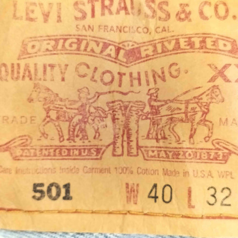 リーバイス Levis 99年製 USA製 501デニムパンツ メンズ 40/32