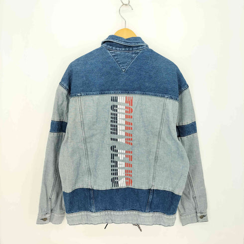 トミージーンズ tommy jeans OVERSIZED TRUCKER JACKET オーバーサイズクロップドトラッカージャケット メンズ M