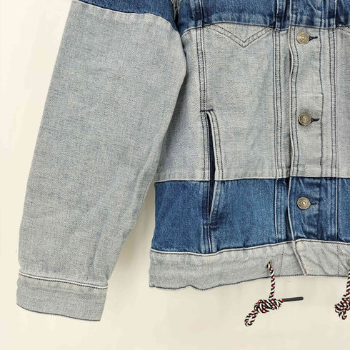 トミージーンズ tommy jeans OVERSIZED TRUCKER JACKET オーバーサイズクロップドトラッカージャケット メンズ M