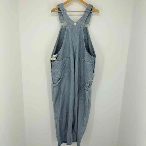 キー KEY ストライプデニムオーバーオール メンズ