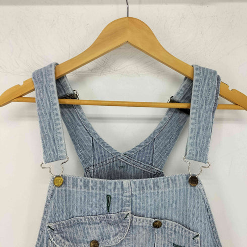 キー KEY ストライプデニムオーバーオール メンズ