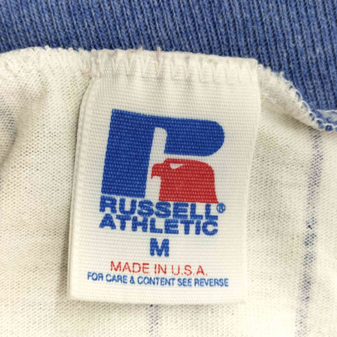 ラッセルアスレチック RUSSELL ATHLETIC 80S USA 両面プリント S/S ゲームシャツ メンズ import:M