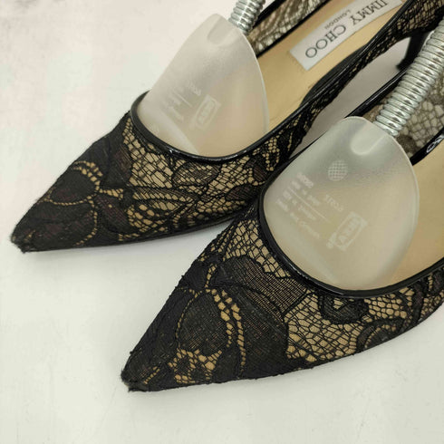 ジミーチュウ JIMMY CHOO レース メッシュ パンプス レディース EUR:38