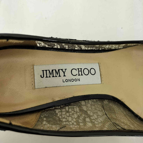 ジミーチュウ JIMMY CHOO レース メッシュ パンプス レディース EUR:38