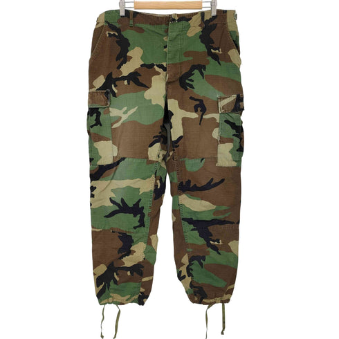 ユーエスアーミー U.S. ARMY ウッドランドカモ リップストップ カーゴパンツ メンズ LARGE-SHORT