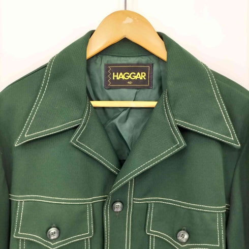 ハガークロージング HAGGAR 開襟 L/S シャツジャケット メンズ 40